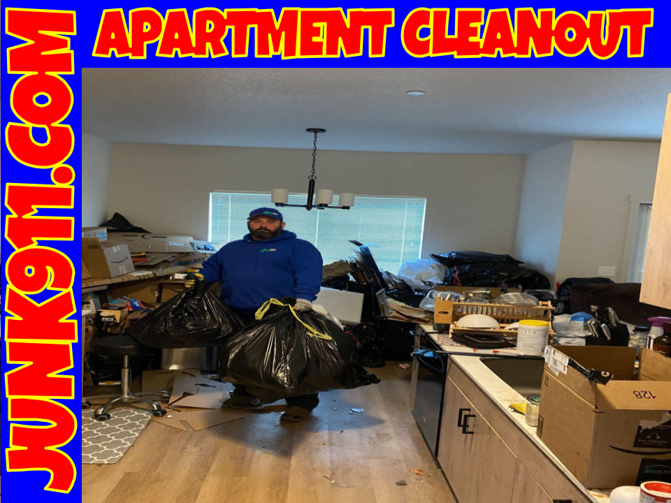 Junk911 apartment cleanout service