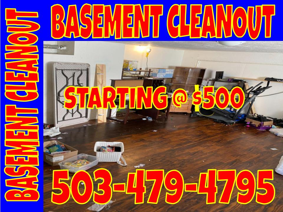 Basement cleanout service