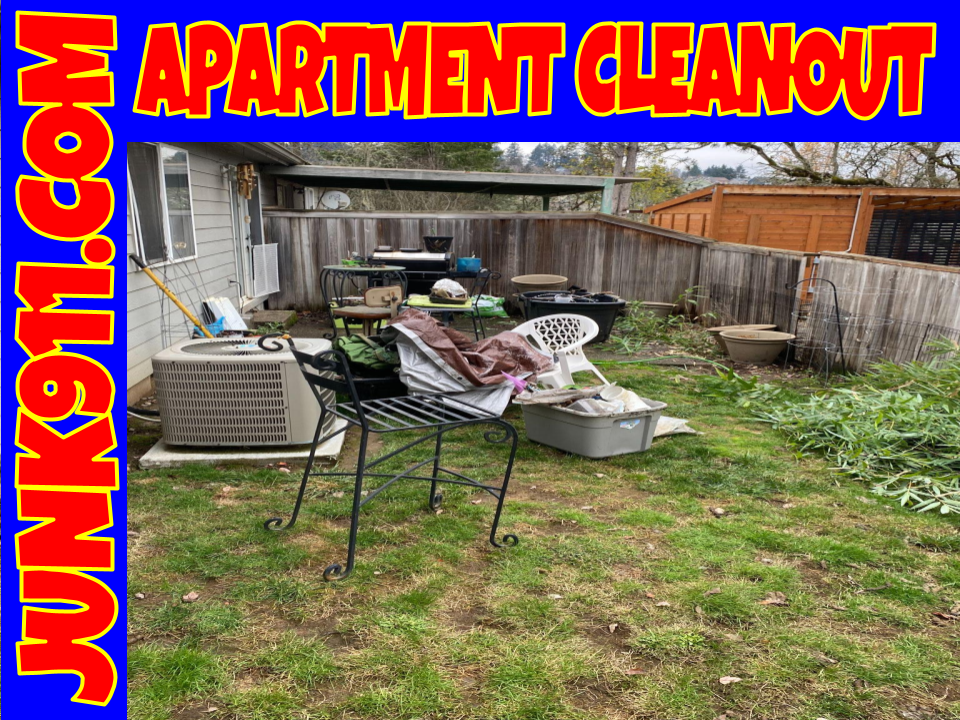 Junk911 apartment cleanout services