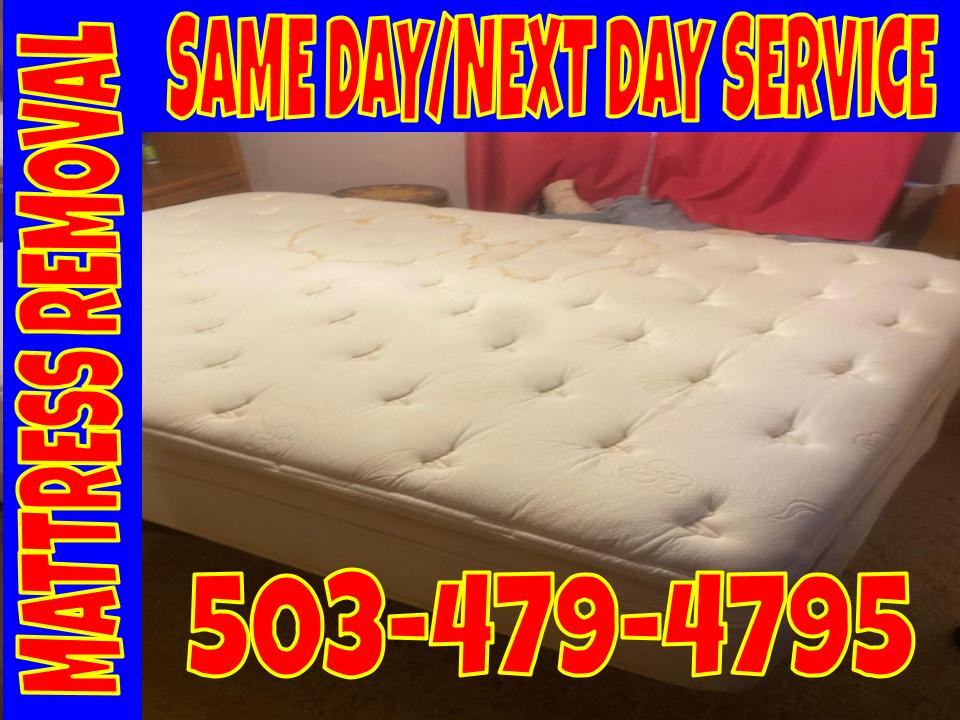 Junk911 mattress removal service