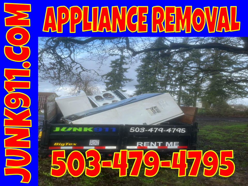 Junk911 appliance removal service