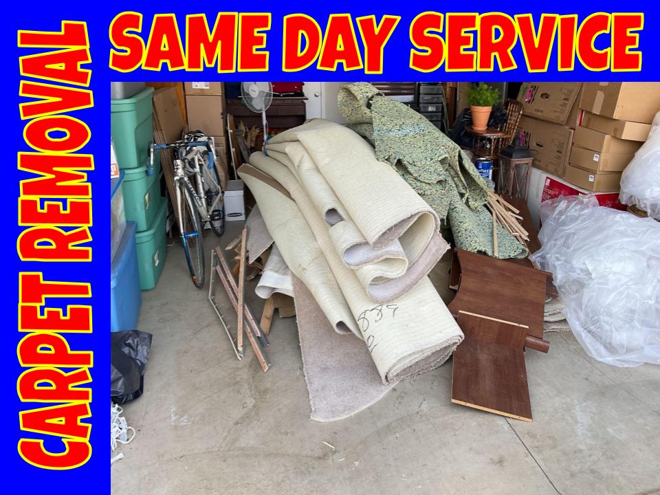 Junk911 carpet removal service