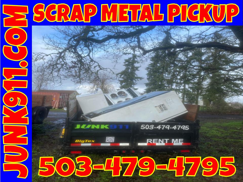 Junk911 Scrap Metal pickup Service